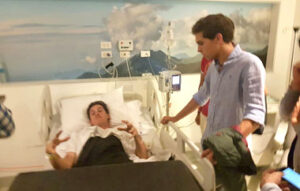 Daniel Luque recibió la visita de Ginés Marín.