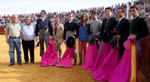 Foto de familia del festival de Villalba del Alcor.