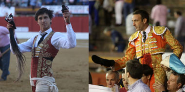 Rabo y paliza para Roca Rey, tres orejas para Enrique Ponce