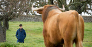 Alberto López Simón y Pasmoso, cara a cara en Traguntía.