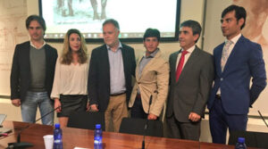 Nacho Lloret, Gloria Sánchez, Manuel Ángel Fernández, Alberto Aguilar, Victorino y Gómez del Pilar.