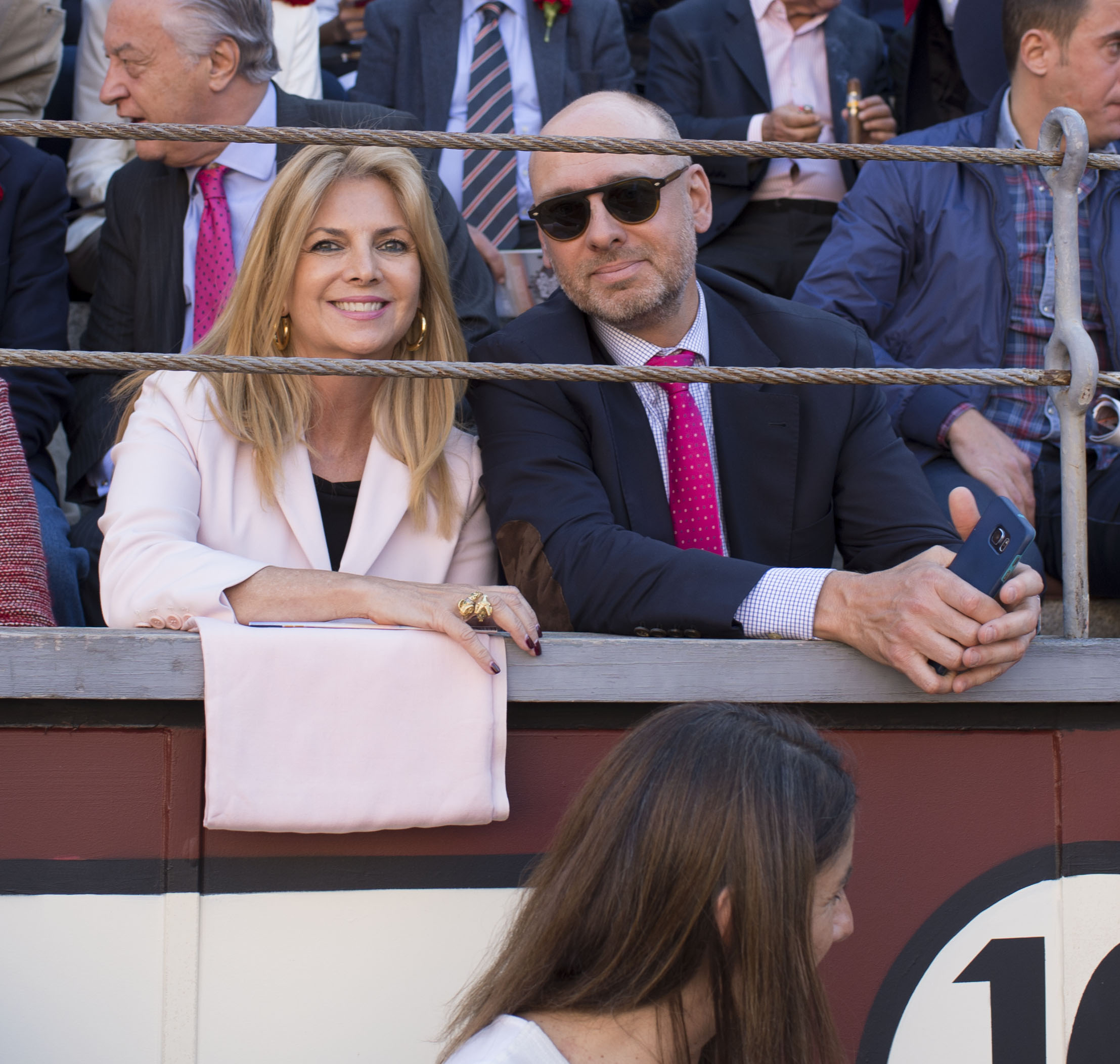 La ganadera Silvia Camacho y Beltrán Hagger.