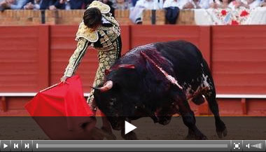 Un rotundo y macizo Roca Rey acaricia la gloria en Sevilla