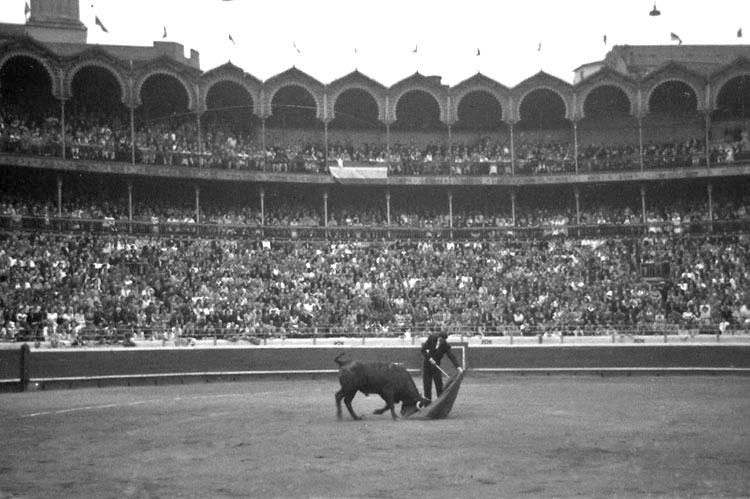 Así lucía la plaza en el festival de 1950.