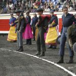 Año 2004. Enrique Ponce, Dávila Miura, José María Manzanares, César Jiménez, Javier Conde y Espartaco.