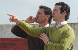 Mariano Jiménez, en primer término, junto a su socio José Ignacio Ramos.