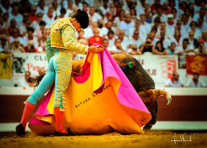 El capote de Álvaro Lorenzo en Dax. Torero de cocción lenta y mucho sabor.