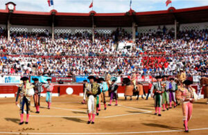 Paseíllo en Mont de Marsan durante el mes de julio 2017