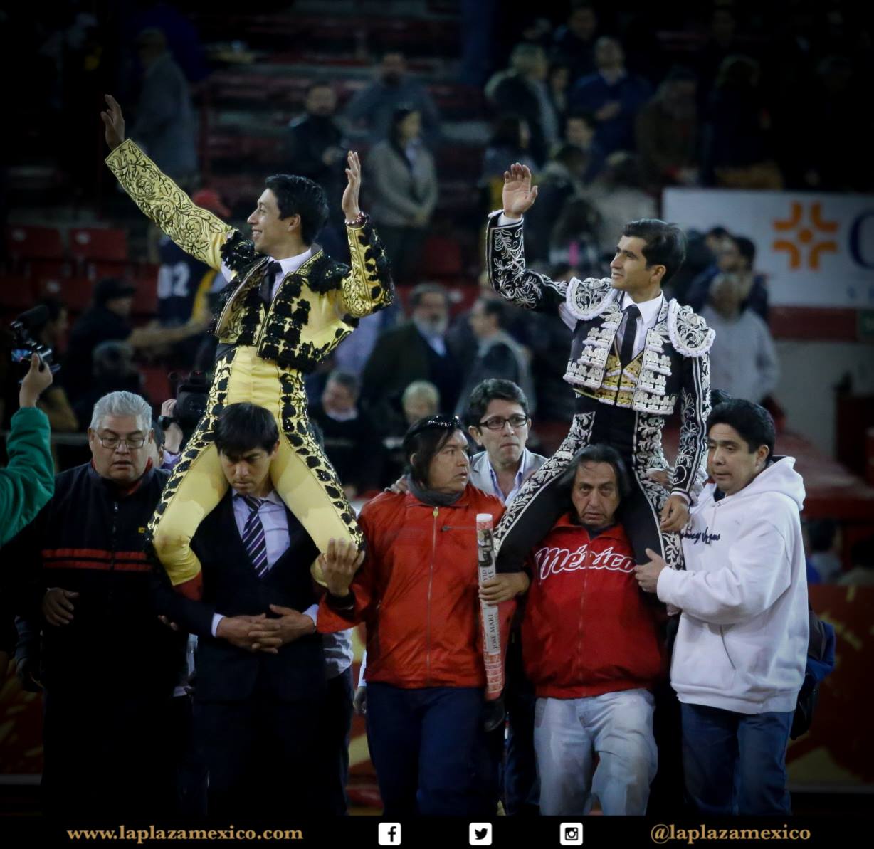 México DF. 12 de diciembre de 2017. Hermoso de Mendoza, Joselito Adame, José Tomás, El Payo, El Juli, Sergio Flores, Manzanares y Luis David Adame