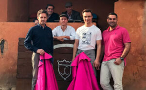 Juan Bautista en la ganadería de Mondoñedo