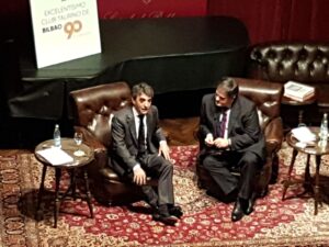 Coloquio de Victorino Martín en el Club Taurino de Bilbao