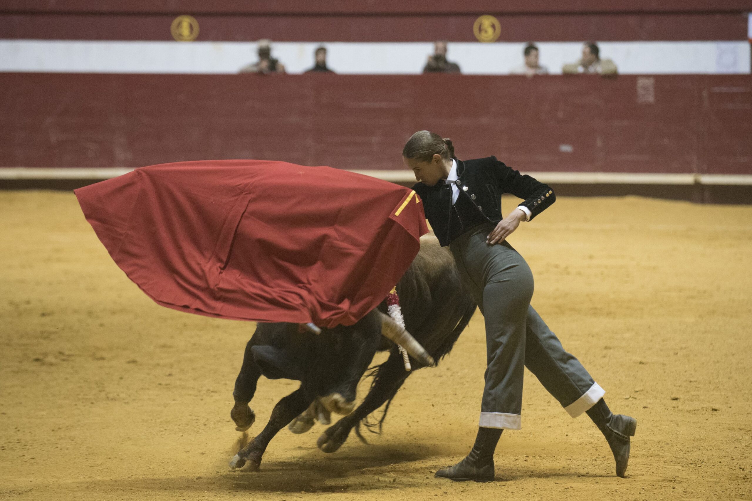 Rocío Romero, lesionada en el festival de La Flecha en Arroyo de la Encomienda