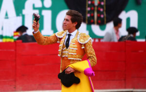 Guadalajara (México), 25 de febrero de 2018. Castella, El Payo y Ginés Marín