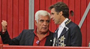 Nene, junto a Hermoso de Mendoza.