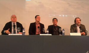 Díaz Manresa, Alberto García, Victorino y Paco Delgado.