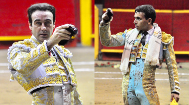 Ponce y De Castilla, oreja en el último festejo de la Feria de la Macarena en Medellín