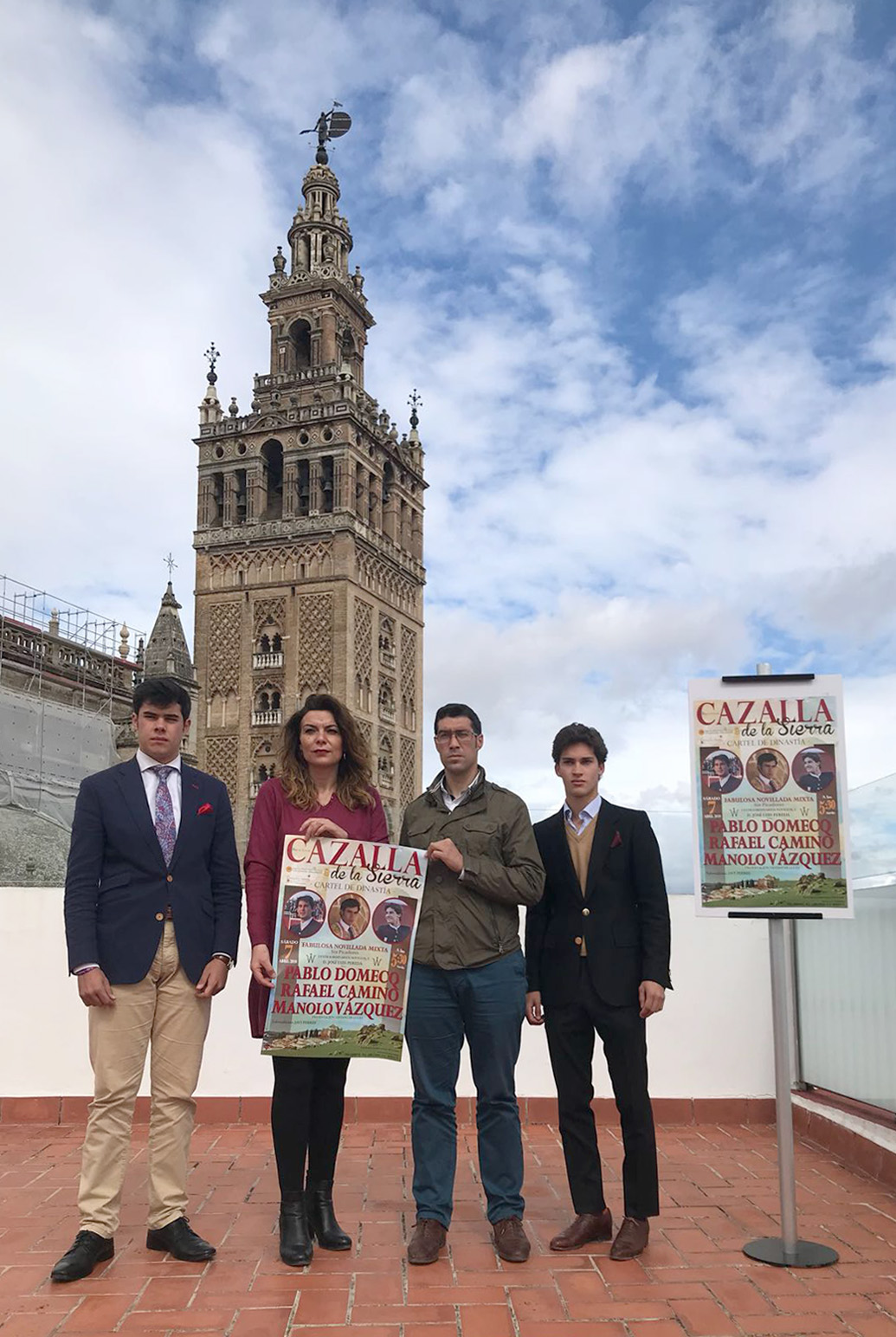 Presentación del cartel dinástico del 7 de abril en Cazalla de la Sierra