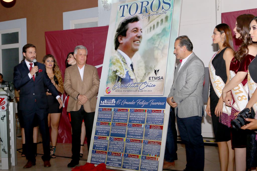 Presentación de carteles de la feria de Aguascalientes 2018
