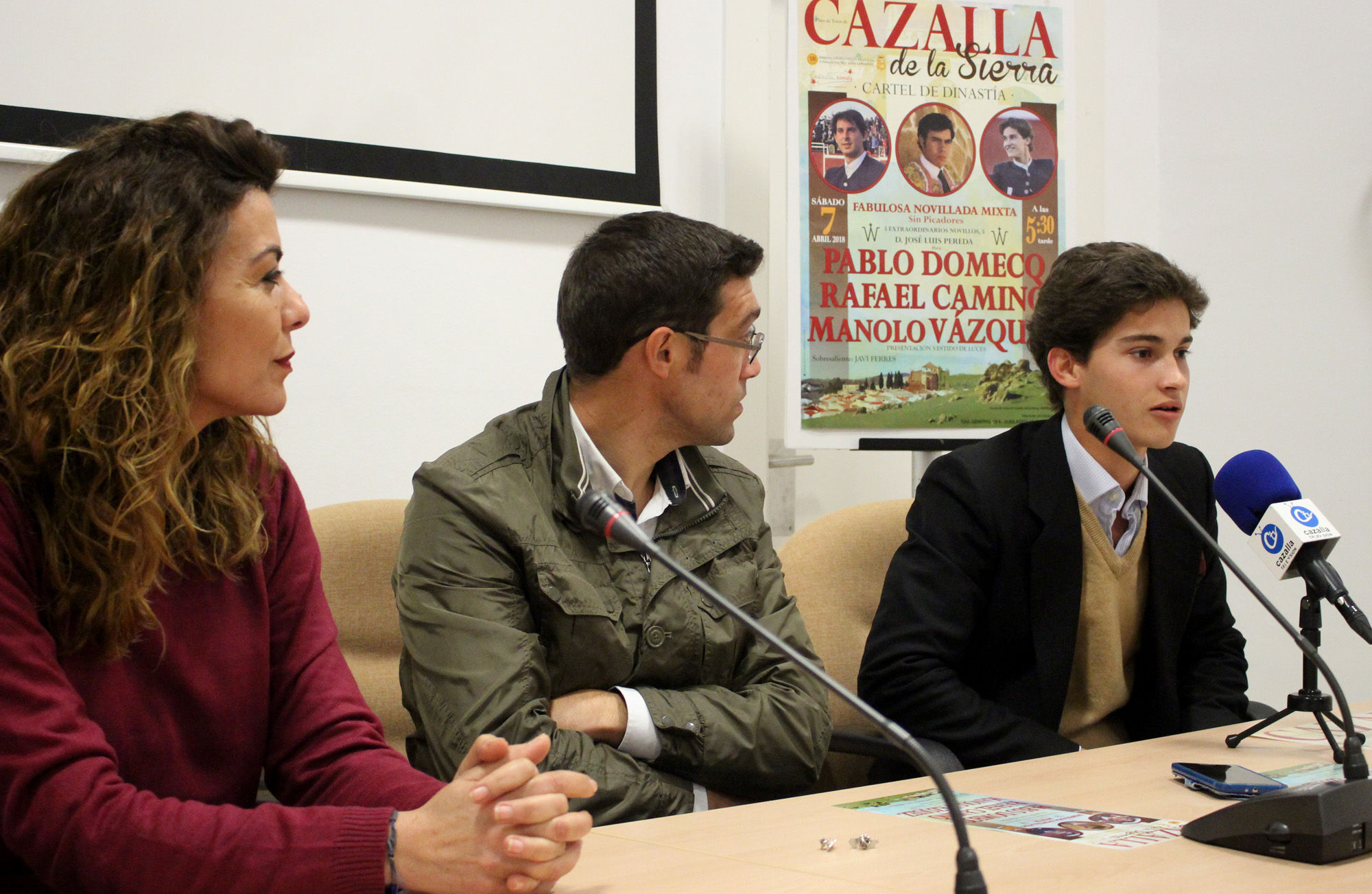 Presentación del cartel dinástico del 7 de abril en Cazalla de la Sierra