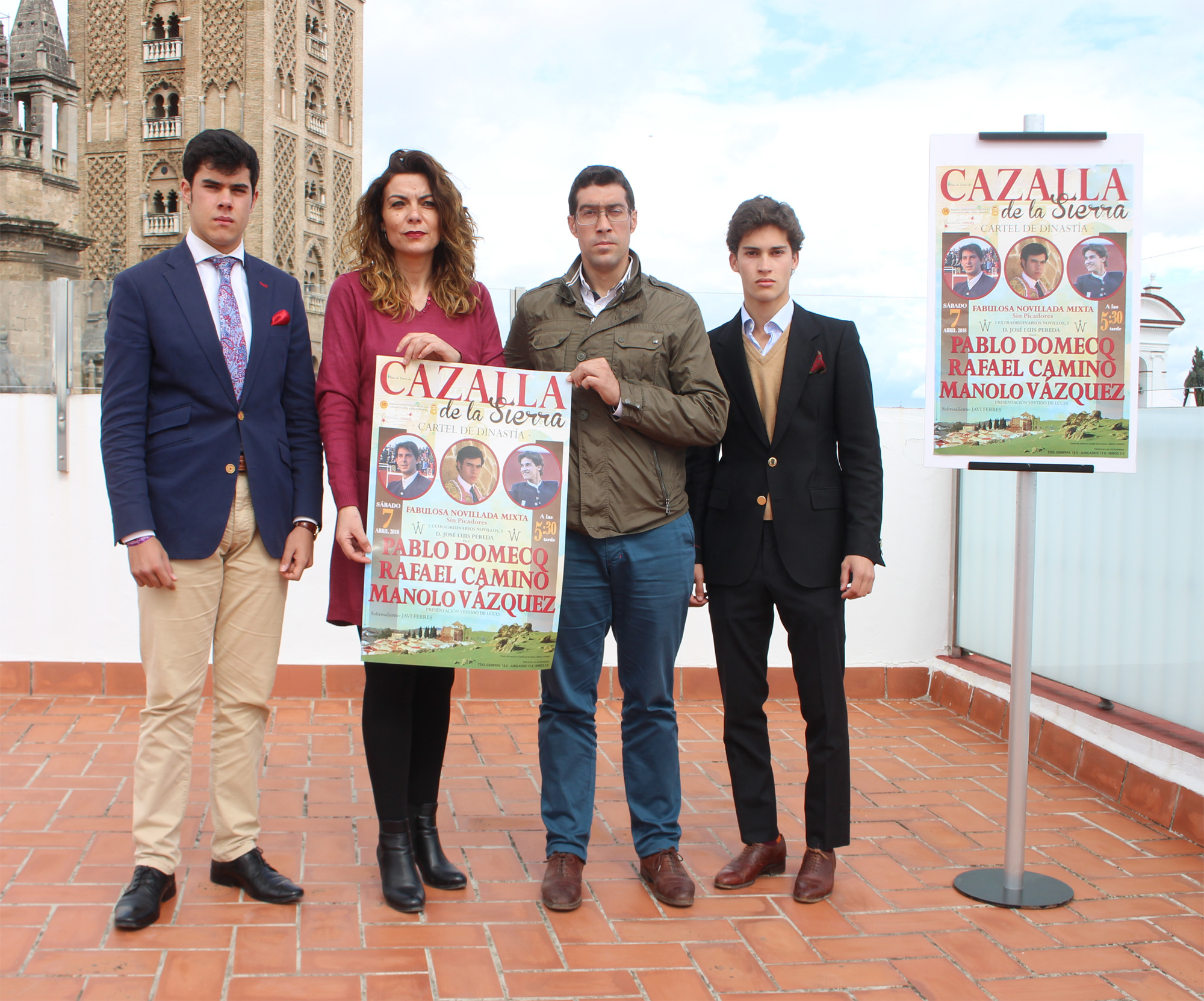 Presentación del cartel dinástico del 7 de abril en Cazalla de la Sierra