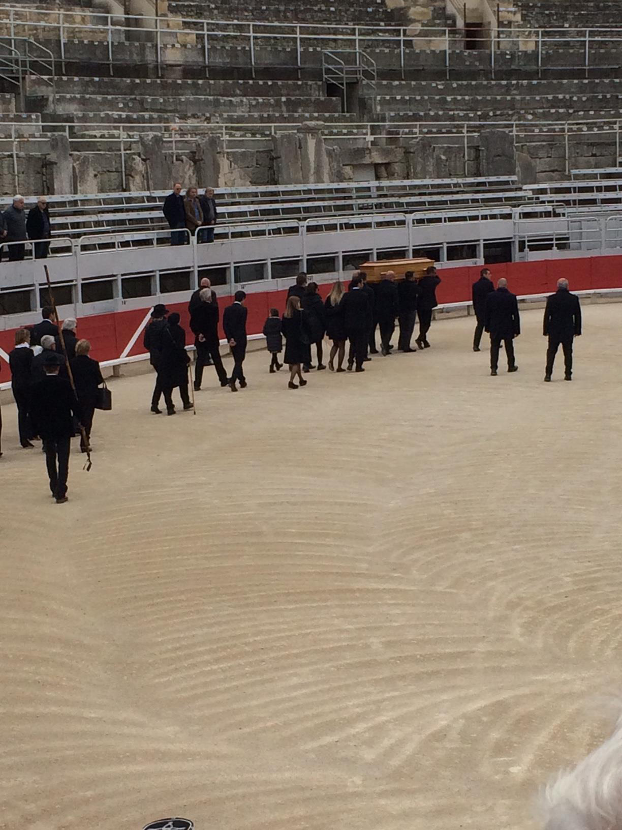 Arles - Entierro de Luc Jalabert - Viernes 30 de marzo de 2018