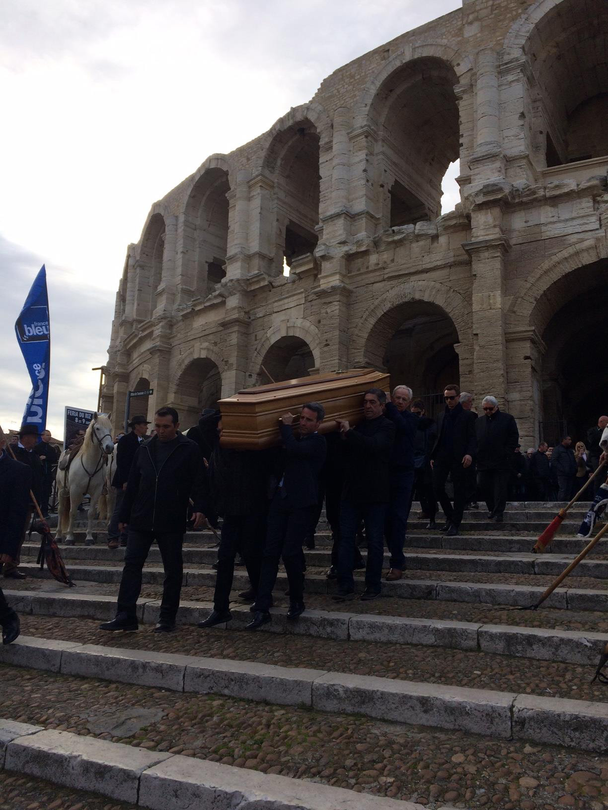 Arles - Entierro de Luc Jalabert - Viernes 30 de marzo de 2018