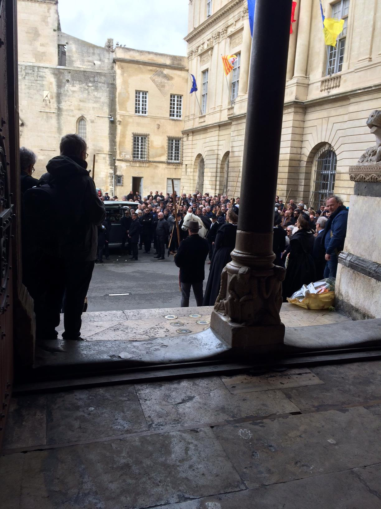 Arles - Entierro de Luc Jalabert - Viernes 30 de marzo de 2018