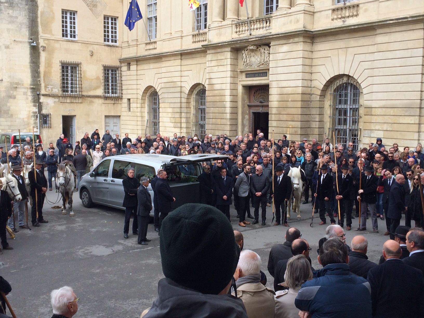 Arles - Entierro de Luc Jalabert - Viernes 30 de marzo de 2018