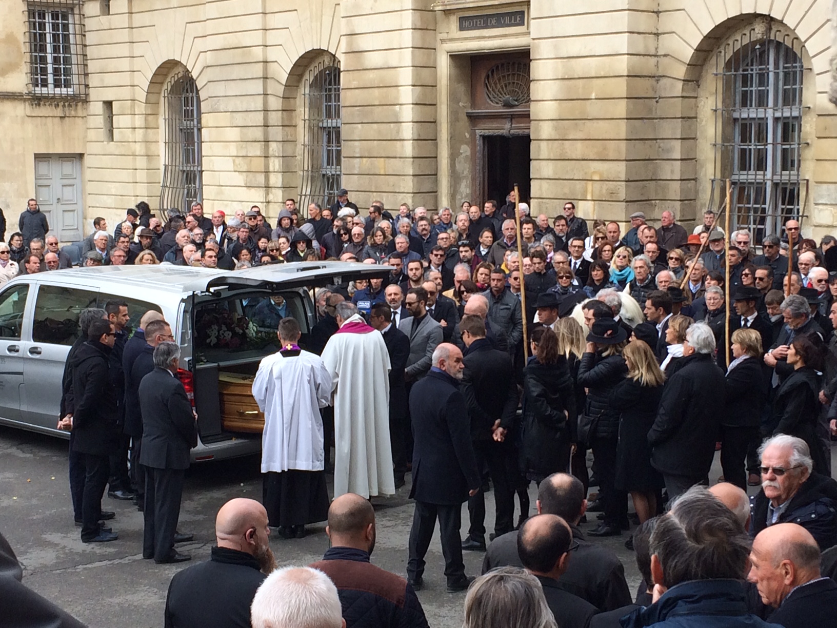 Arles - Entierro de Luc Jalabert - Viernes 30 de marzo de 2018