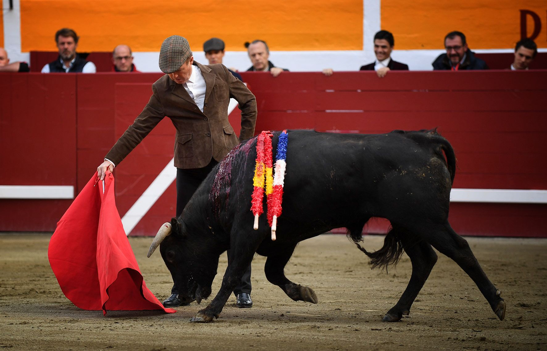 Fiesta campera en Pomarez (Francia), 4 de marzo de 2018