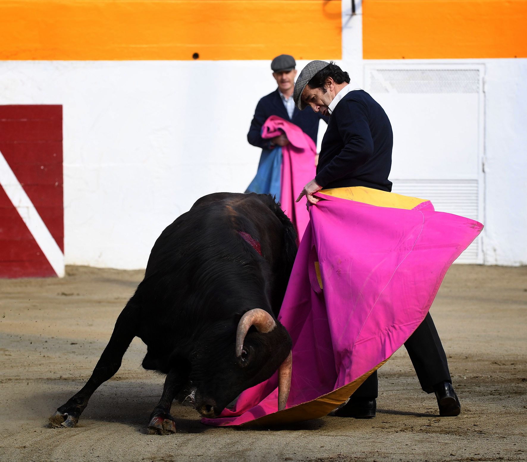 Fiesta campera en Pomarez (Francia), 4 de marzo de 2018