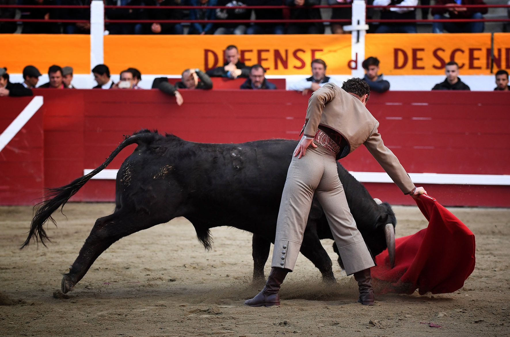 Fiesta campera en Pomarez (Francia), 4 de marzo de 2018