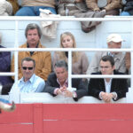 Luc Jalabert, junto a Simón Casas. Arriba, Robert Margé y Lola Jalabert, hija de Luc.