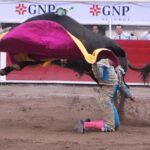 Aguascalientes (México), domingo 22 de abril de 2018. Percance de Fabián Barba