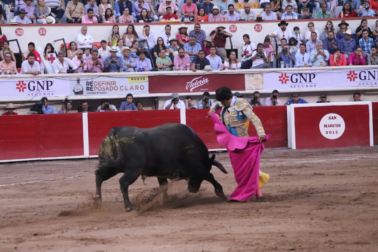 Aguascalientes (México), domingo 22 de abril de 2018. Percance de Fabián Barba