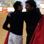 Tentadero en Cetrina con Enrique Ponce y el futbolista Raúl González