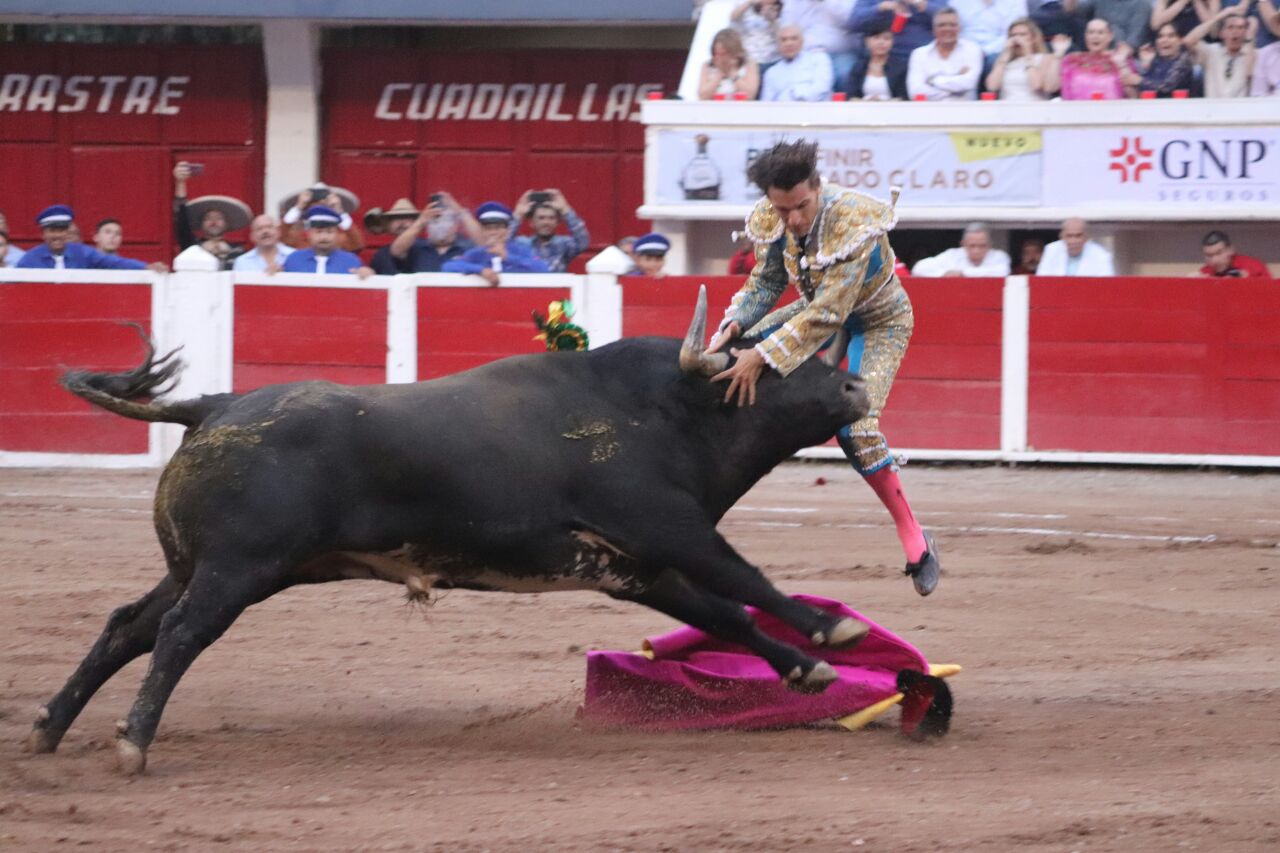 Aguascalientes (México), domingo 22 de abril de 2018. Percance de Fabián Barba