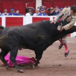 Aguascalientes (México), domingo 22 de abril de 2018. Percance de Fabián Barba