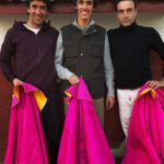 Tentadero en Cetrina con Enrique Ponce y el futbolista Raúl González