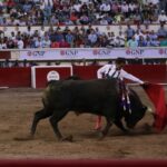 Aguascalientes (México), domingo 22 de abril de 2018. Percance de Fabián Barba