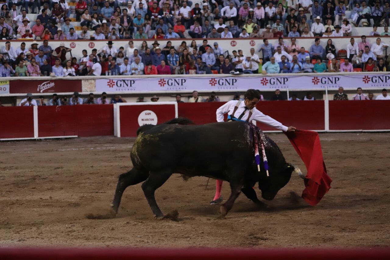 Aguascalientes (México), domingo 22 de abril de 2018. Percance de Fabián Barba