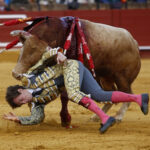 Sevilla - Secuencia de la cogida de Román - Domingo 8 de abril de 2018