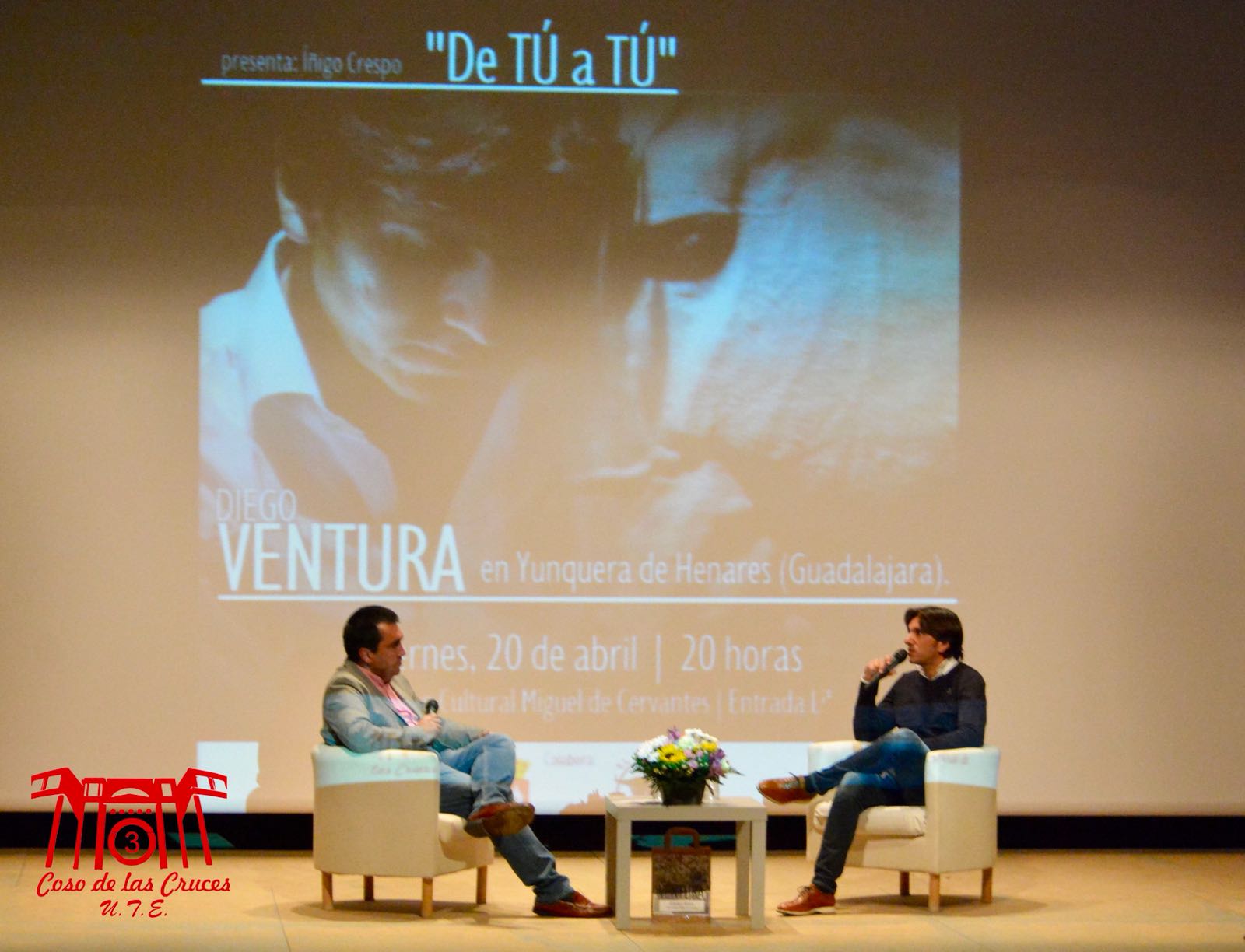 Guadalajara - Charla-coloquio de Diego Ventura - Viernes 20 de abril de 2018