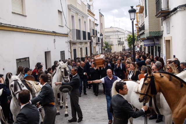 La Puebla el Río - Misa funeral y entierro de Ángel Peralta - Domingo 8 de abril de 2018