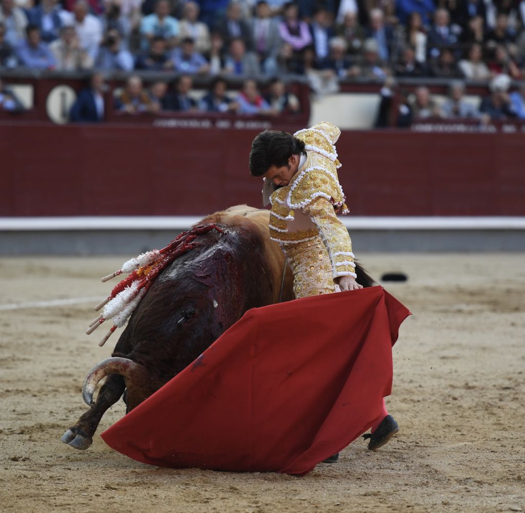 Madrid, San Isidro, 10 de mayo de 2018. Toros de Fuente Ymbro para Joselito Adame, Román y José Garrido