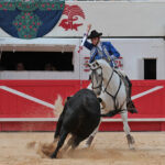 Nimes (Francia), lunes 21 de mayo de 2018. Festejo de rejones matinal