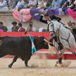 Nimes (Francia), lunes 21 de mayo de 2018. Festejo de rejones matinal