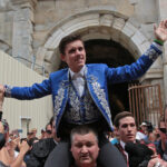 Nimes (Francia), lunes 21 de mayo de 2018. Festejo de rejones matinal