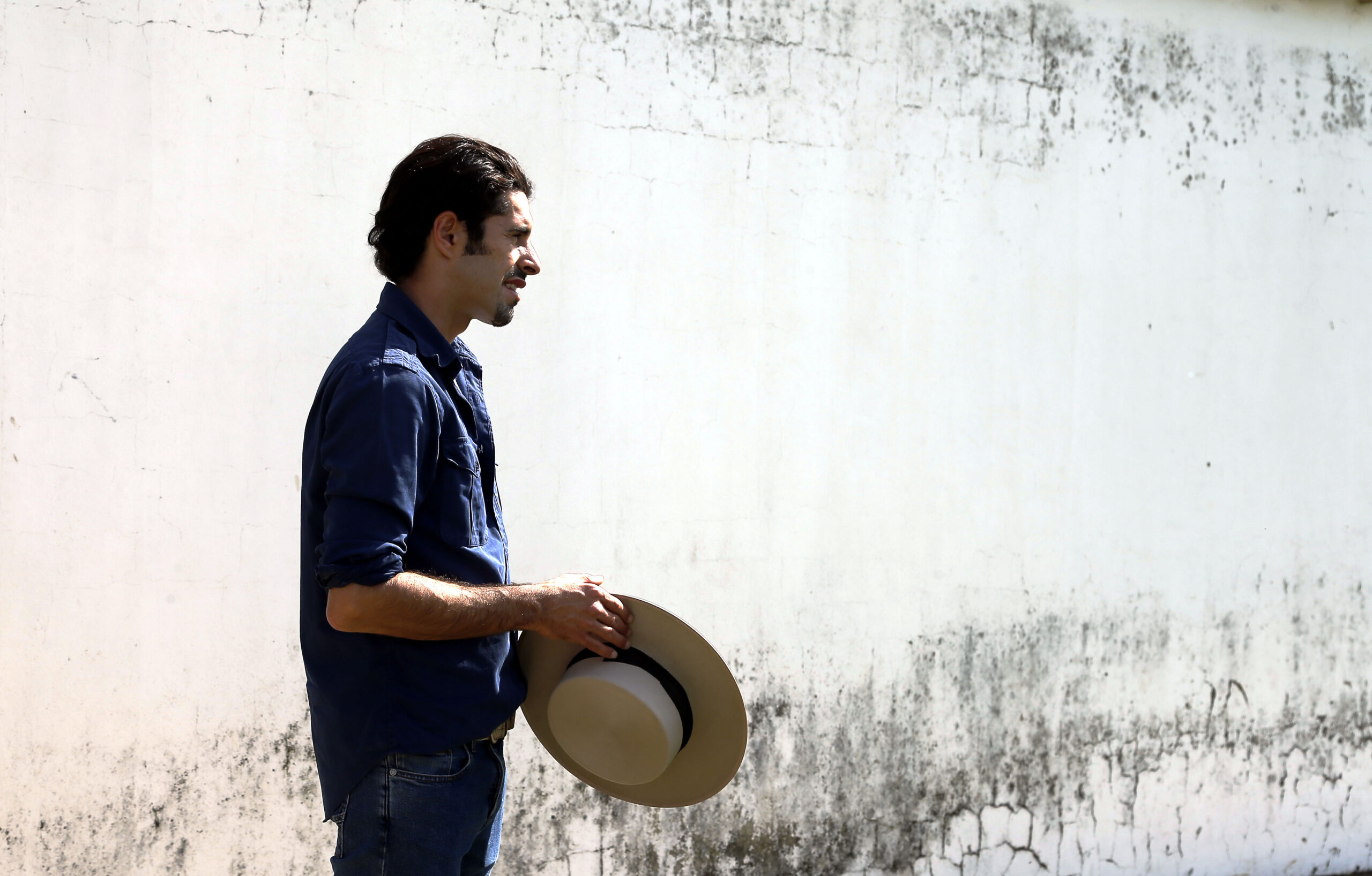 Alejandro Talavante en su finca, mayo de 2018