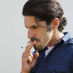 Alejandro Talavante en su finca, mayo de 2018